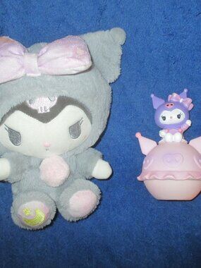 Kuromi Sanrio Hello Kitty Ultra Soft Plush Doll and Night Light- TESTED